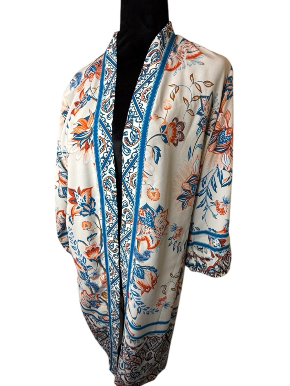 Chico’s Beautiful Reversible Kimono Duster